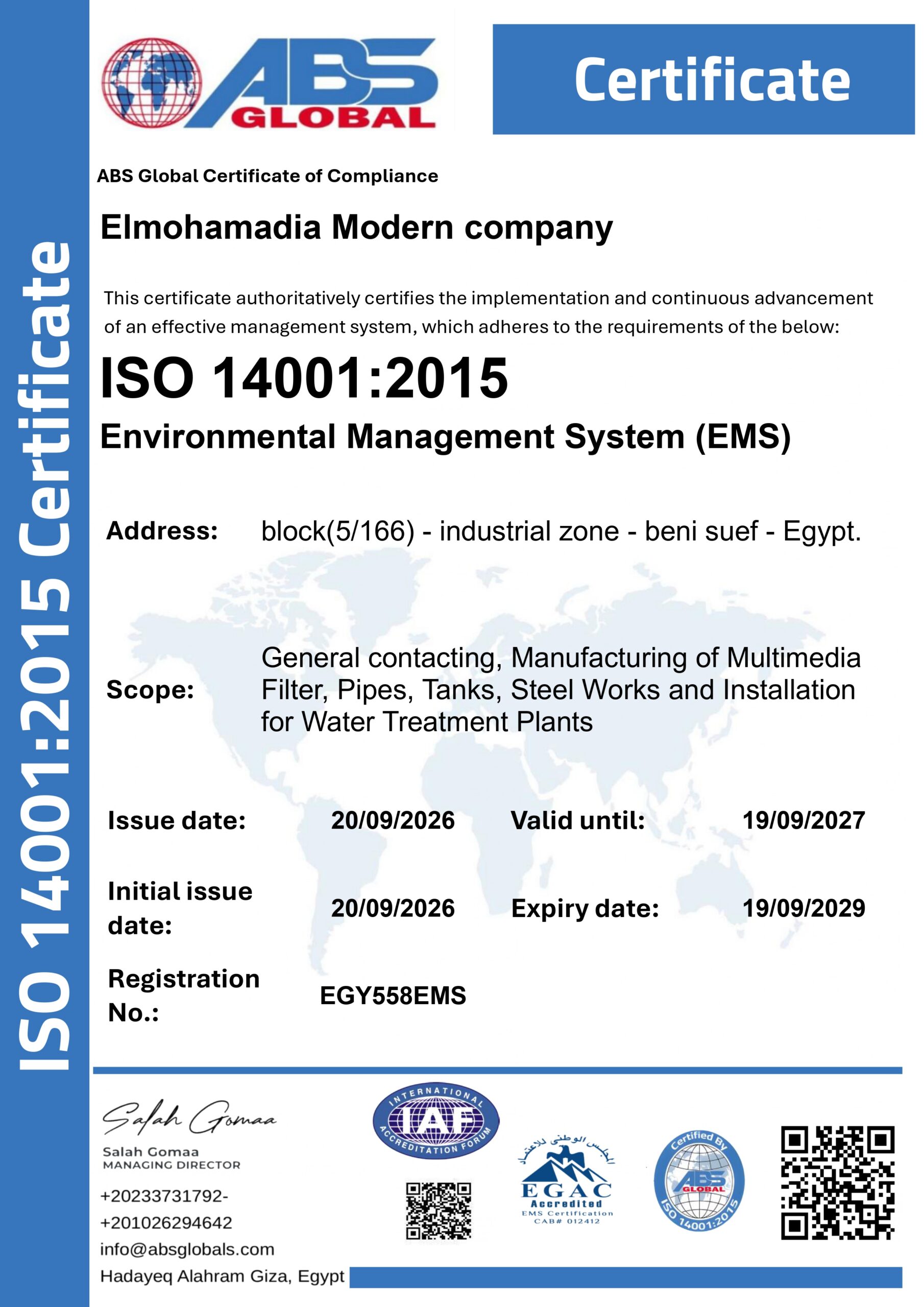 ISO 14001 : 2015