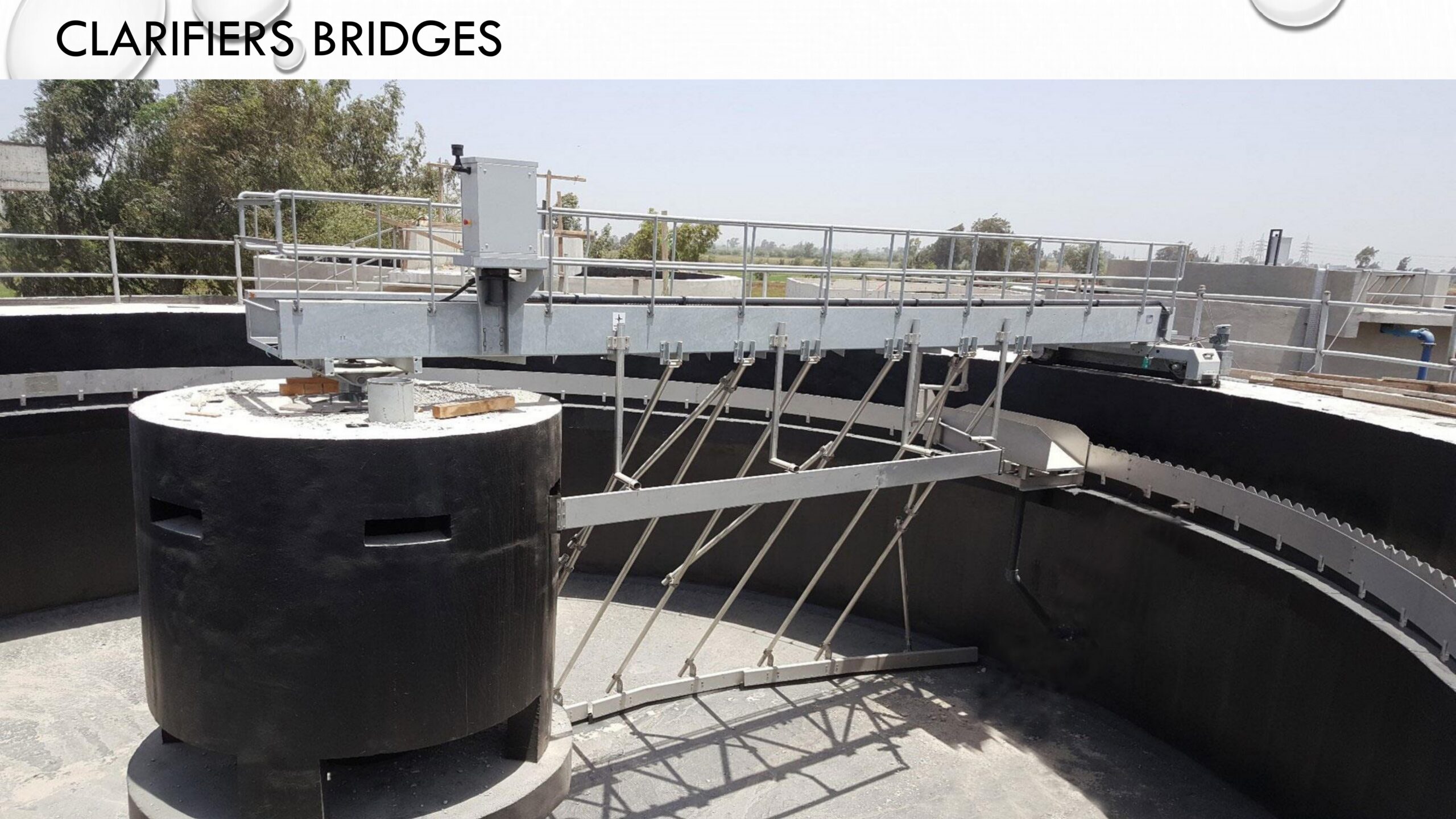 Install for Clarifier Tanks with all items